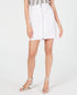 INC Zip-Front Mini Skirt
